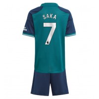 Arsenal Bukayo Saka #7 Rezervni Dres za djecu 2023-24 Kratak Rukav (+ Kratke hlače)